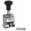 Metal Self-Inking Automatic Number Stamp Size 1 / 6-Band has a 7-action 6-band operation so they can work efficiently, visit Rubberstampsandseals.com